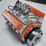 CISON Gasoline OHV V8 Small-block Engine Model Kits 4-Stroke 44cc Water-Cooled 1/6