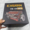 CISON Gasoline OHV V8 Small-block Engine Model Kits 4-Stroke 44cc Water-Cooled 1/6