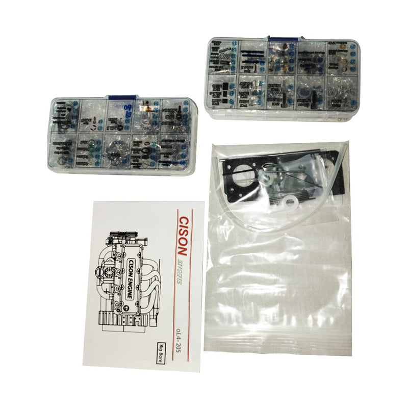 CISON L4-205-OHV 20.5cc Gas-powered Inline 4-Cylinder RC Engine Model Kits Complete Sets