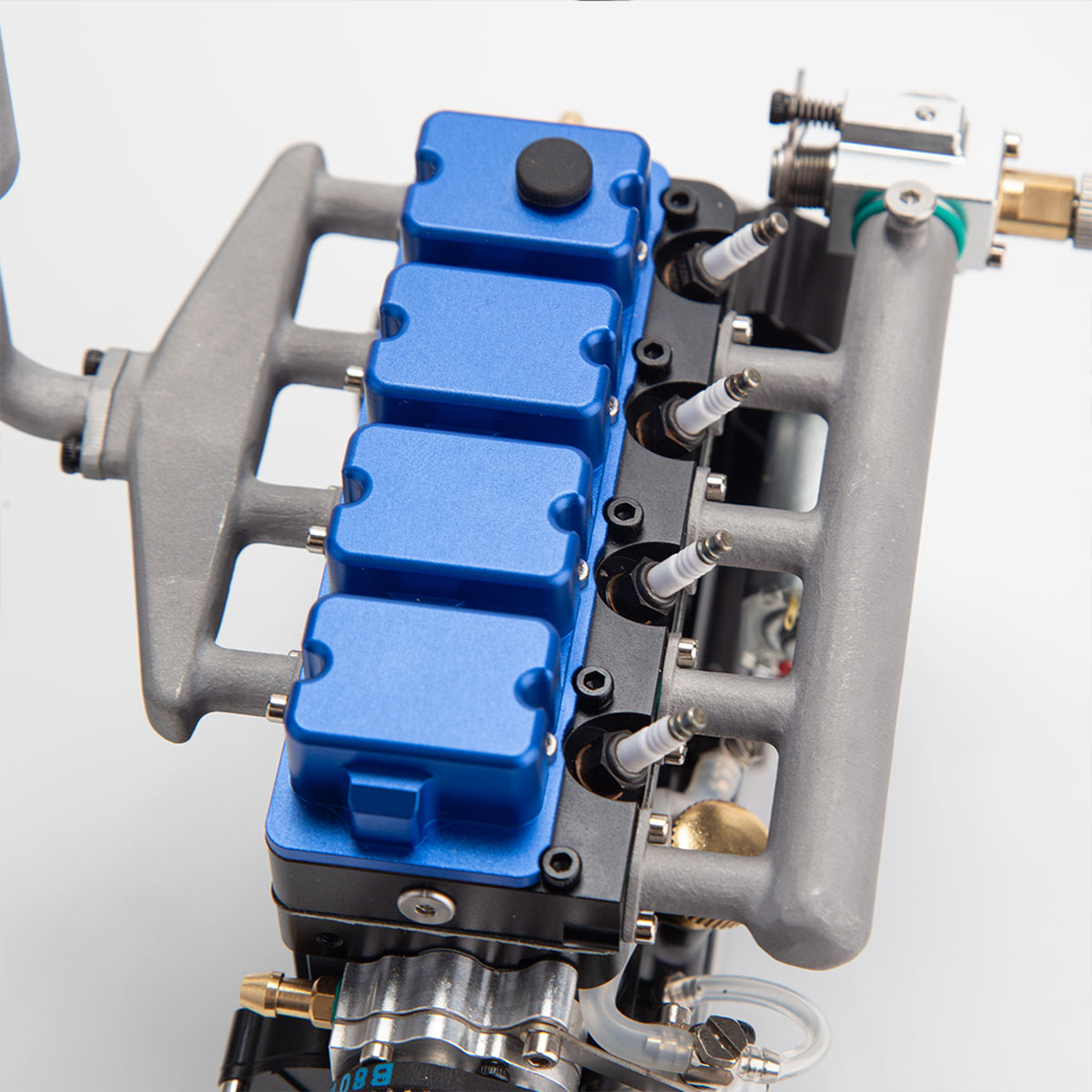 CISON L4-205-OHV 20.5cc Gas-powered Inline 4-Cylinder RC Engine Model Kits Complete Sets - stirlingkit