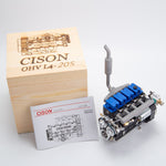 CISON L4-205-OHV 20.5cc Gas-powered Inline 4-Cylinder RC Engine Model Kits Complete Sets
