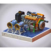 Cison Flathead V8 Engine Kits with Metal Base Full Set V8-440 44cc ...