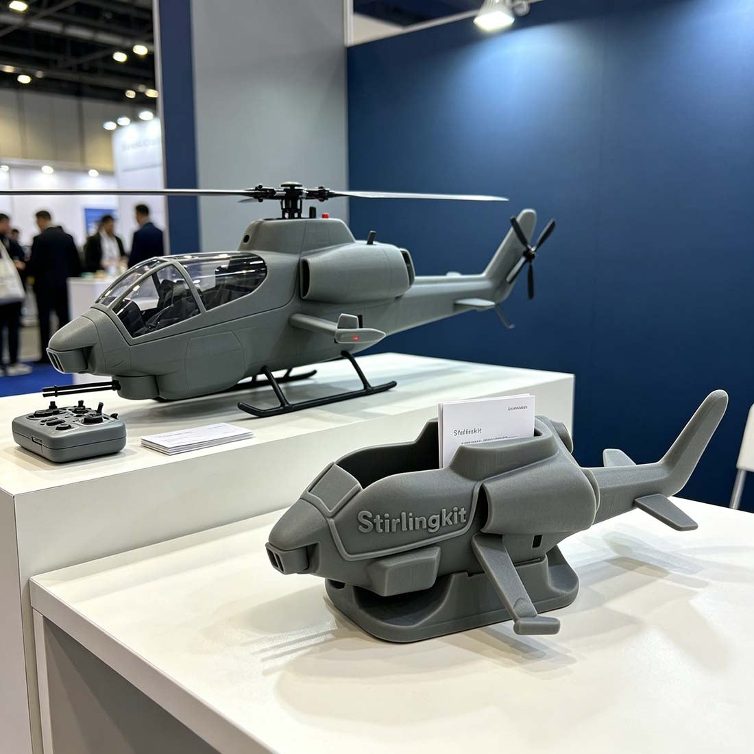 Cobra Helicopter Model Business Card Holder