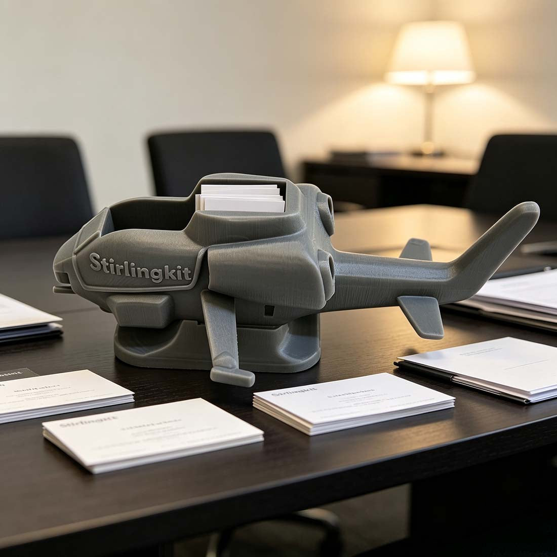 Cobra Helicopter Model Business Card Holder