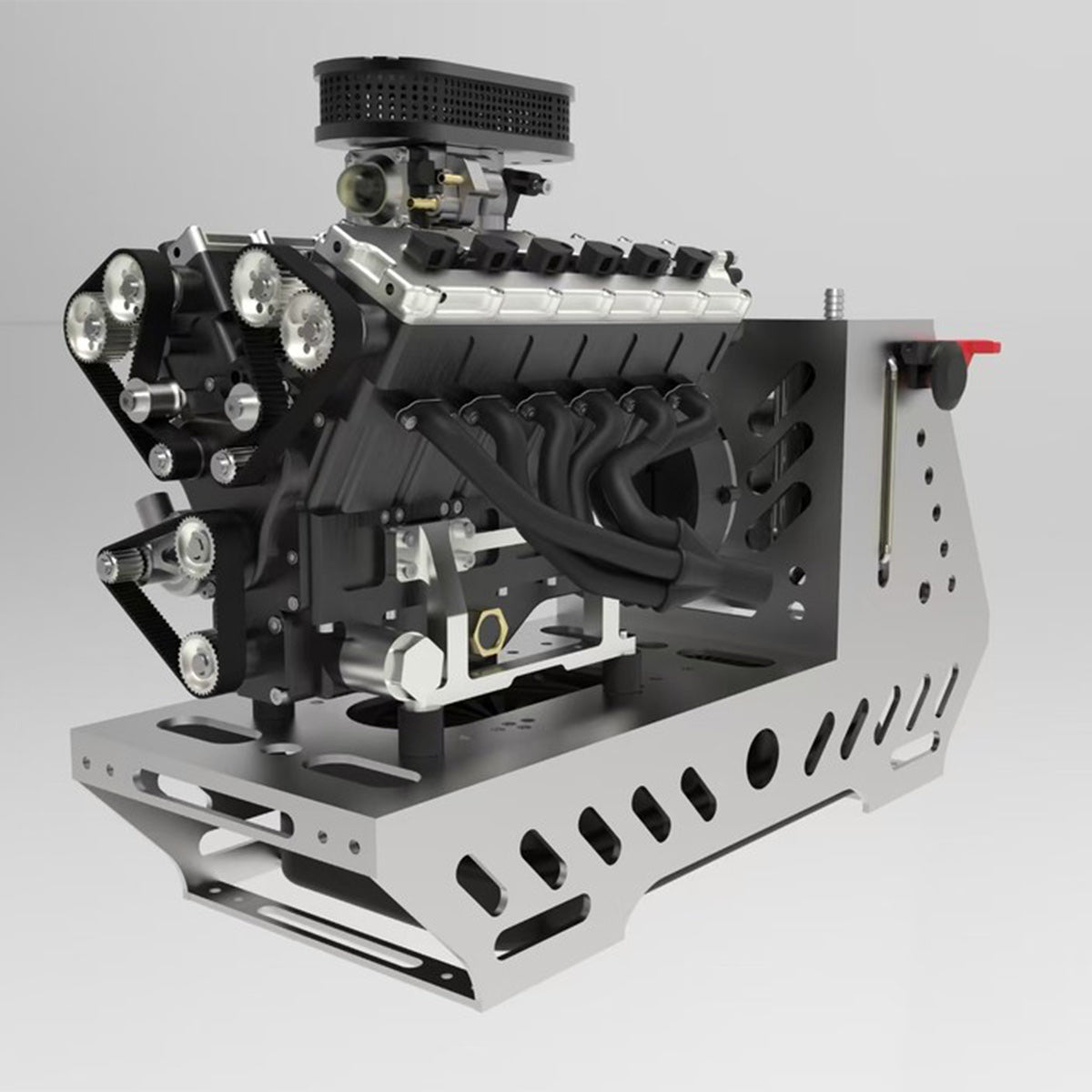 Complete Integrated Base Kit for ENJOMOR GS-L4/V8/V12 Engine Model - stirlingkit