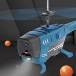 CX068 Drone 2.4G RC Airplane 3.5 CH Dual-Prop Gyro Stabilized Aircraft Model with Bright Night Navigation Lights - RTF Version - stirlingkit