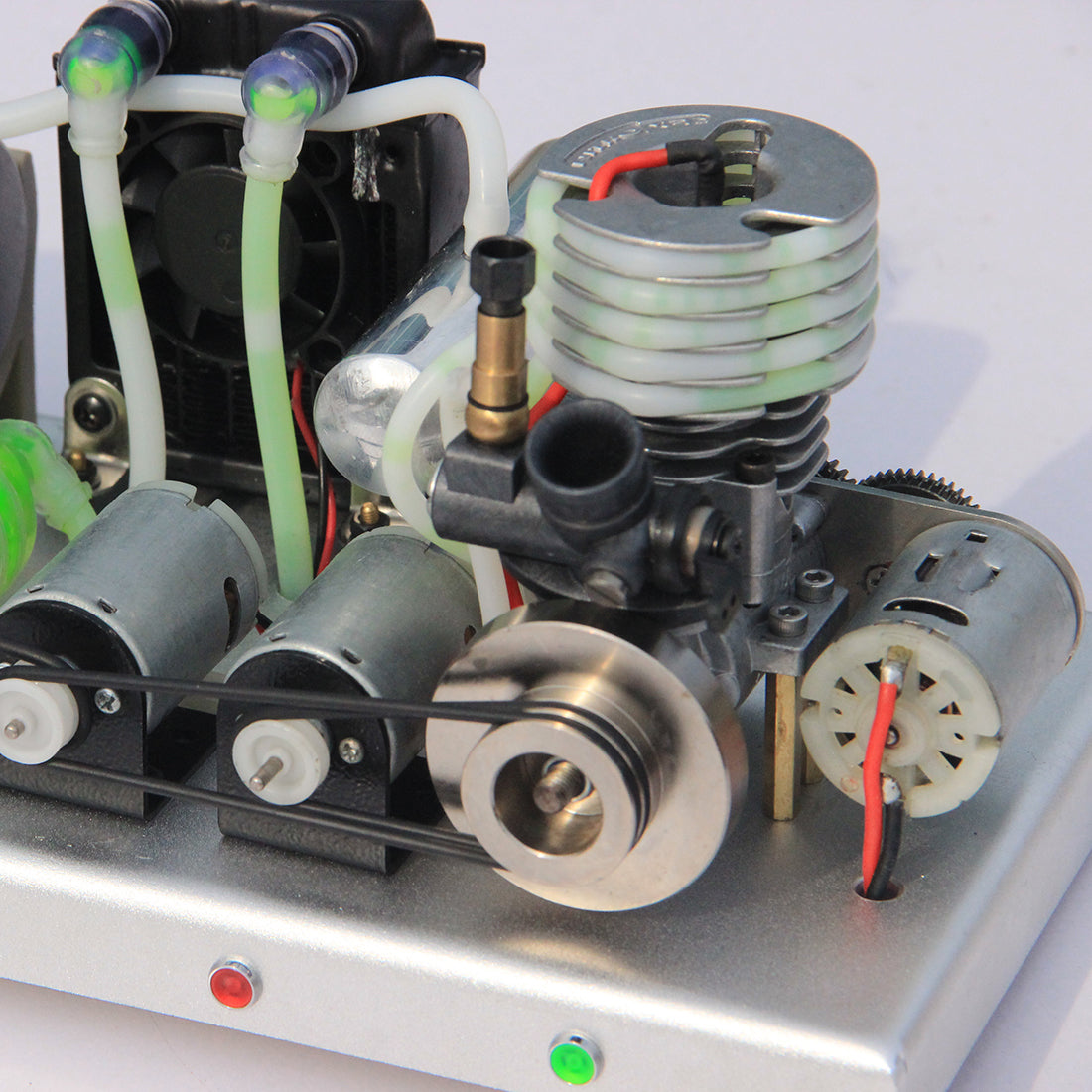 Desktop Power Station with Single Cylinder Water-Cooled Nitro Engine Generator & Digital Gauge