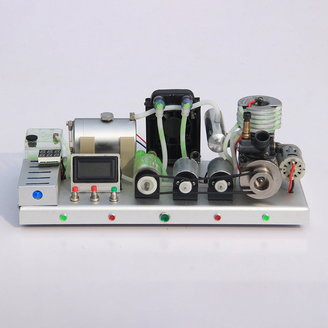 Desktop Power Station with Single Cylinder Water-Cooled Nitro Engine Generator & Digital Gauge