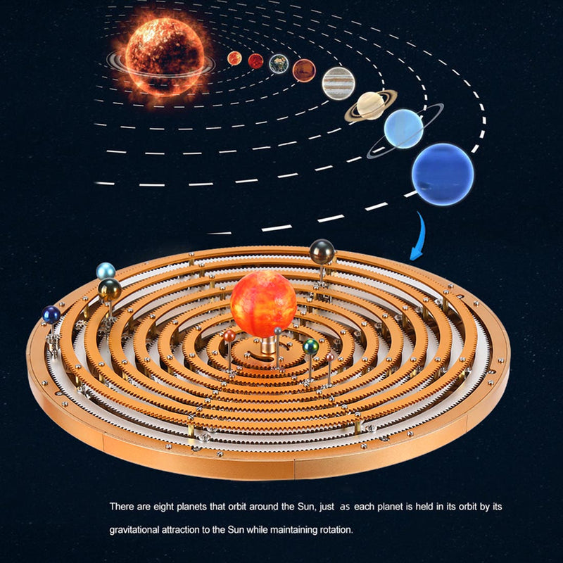 八分儀　H.G. Blair & Co. Cardiff & Barry Teching DIY Electric Eight Planet Obiting Orrery Solar System