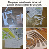 DIY F-4B Phantom Fighter Miniature 1/33 Scale Paper Model Building Kits