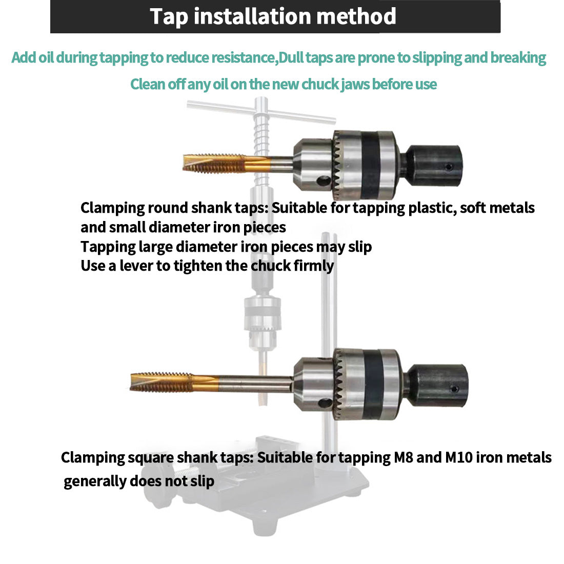 DIY Manual Thread Tapping Machine Model - stirlingkit