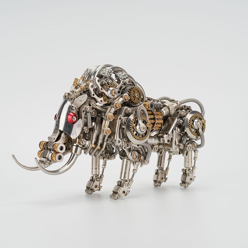 DIY Metal Wild Boar Raging Tusk Model Kit High End Gifts 1100PCS