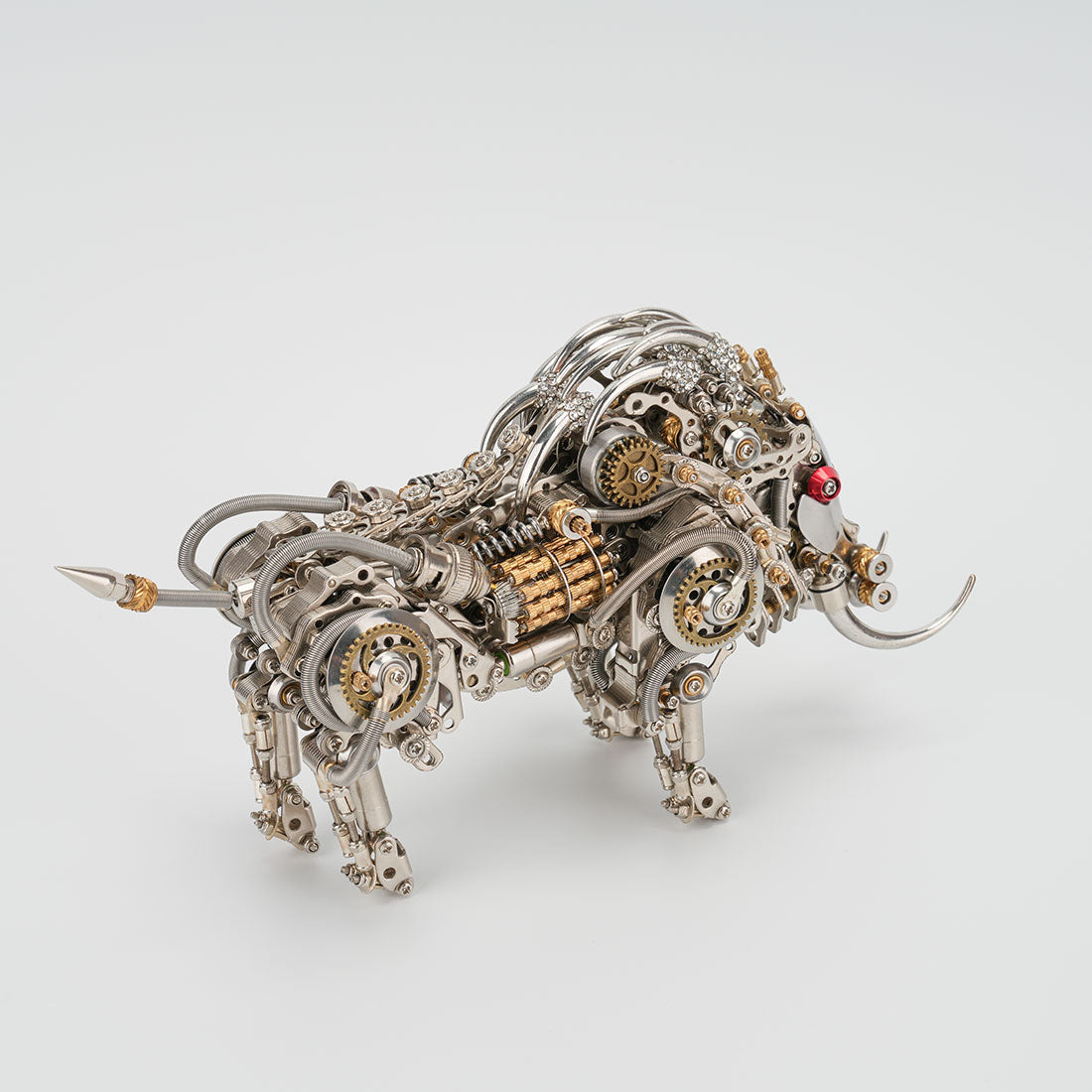 DIY Metal Wild Boar Raging Tusk Model Kit High End Gifts 1100PCS
