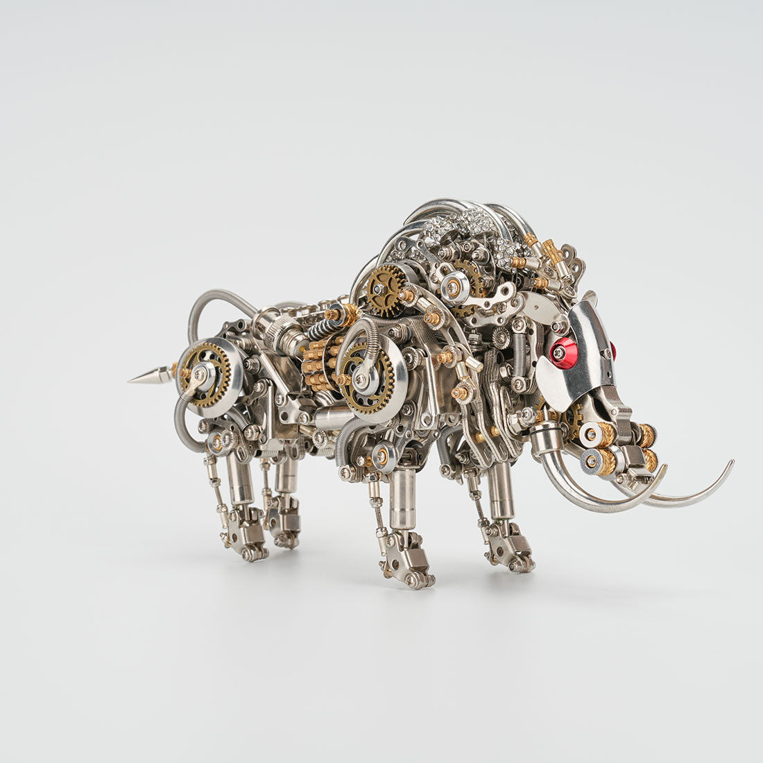 DIY Metal Wild Boar Raging Tusk Model Kit High End Gifts 1100PCS
