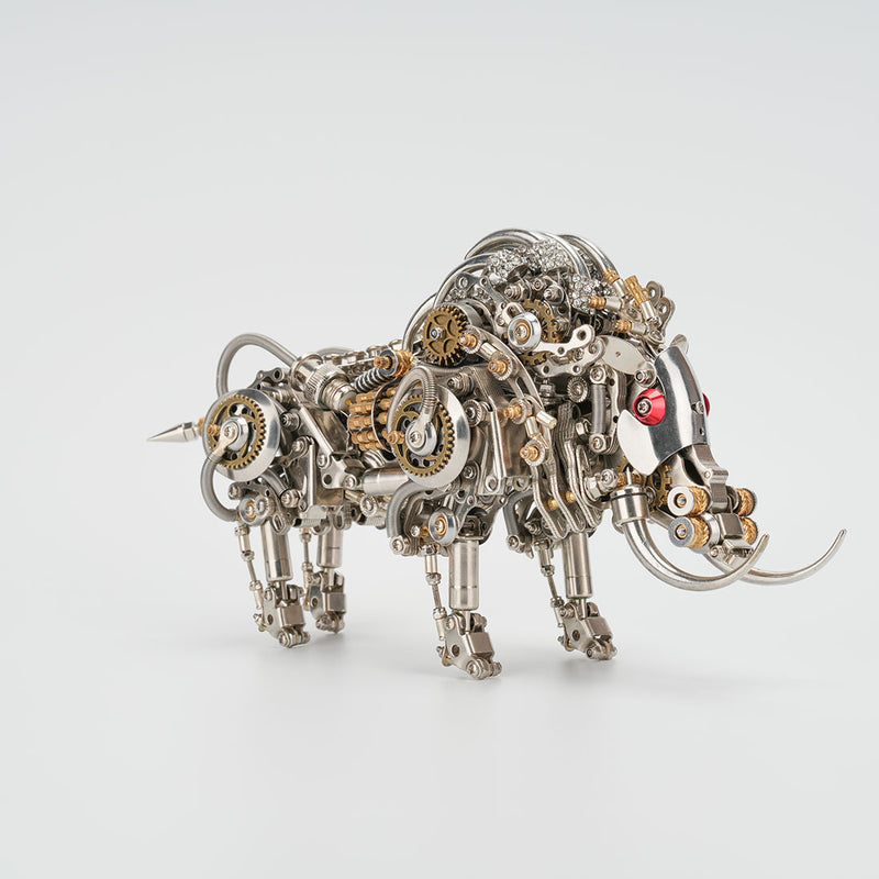 DIY Metal Wild Boar Raging Tusk Model Kit High End Gifts 1100PCS