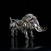 DIY Metal Wild Boar Raging Tusk Model Kit High End Gifts 1100PCS