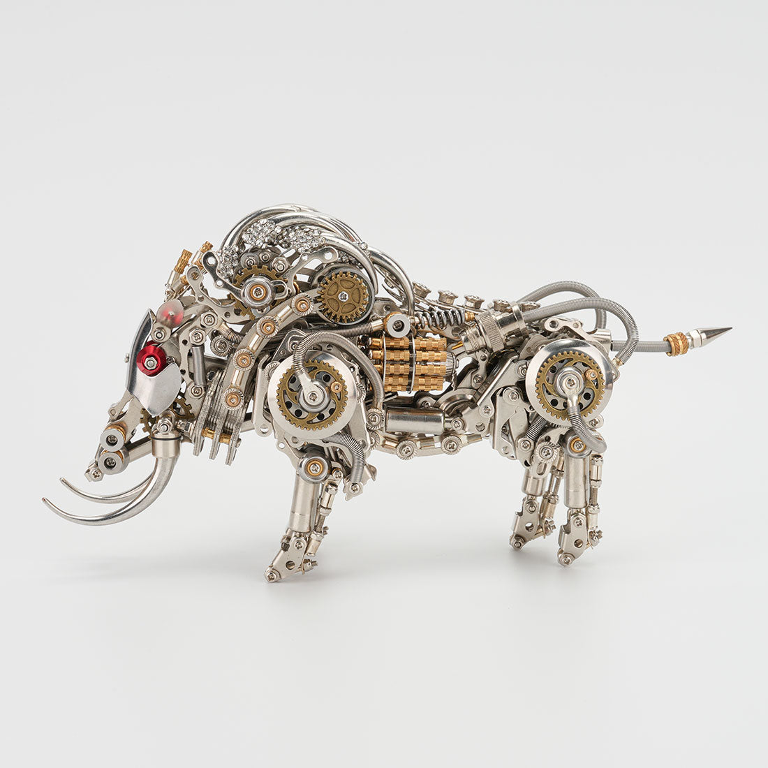 DIY Metal Wild Boar Raging Tusk Model Kit High End Gifts 1100PCS