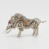 DIY Metal Wild Boar Raging Tusk Model Kit High End Gifts 1100PCS