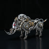 DIY Metal Wild Boar Raging Tusk Model Kit High End Gifts 1100PCS