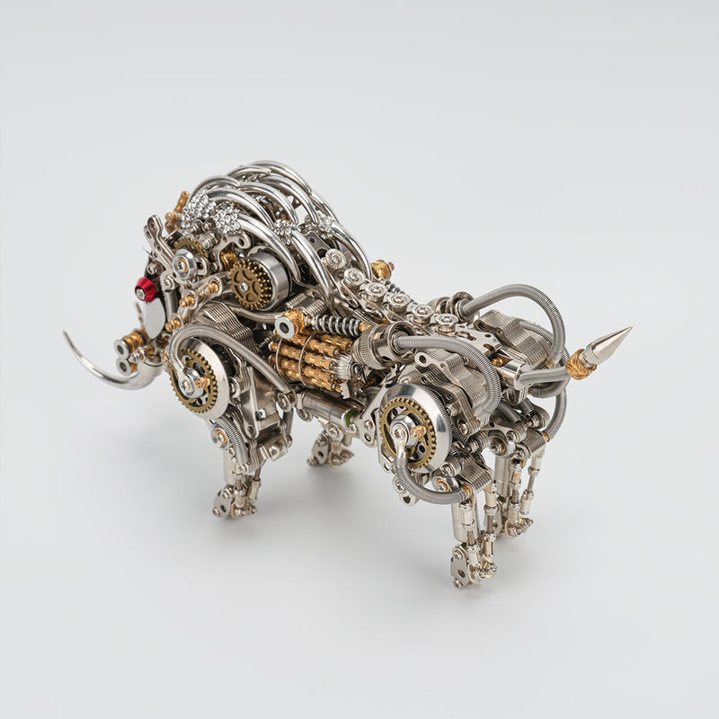 DIY Metal Wild Boar Raging Tusk Model Kit High End Gifts 1100PCS
