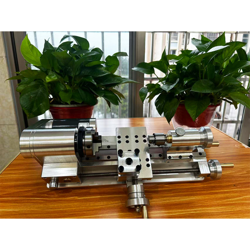 DIY Multi-Functional Mini Alloy Desktop Lathe for Model Engine ...