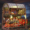 DIY Victorian Railway Station Book Nook Model Kit 3D Wooden Puzzle