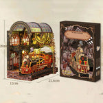 DIY Victorian Railway Station Book Nook Model Kit 3D Wooden Puzzle