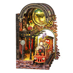 DIY Victorian Railway Station Book Nook Model Kit 3D Wooden Puzzle