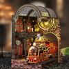 DIY Victorian Railway Station Book Nook Model Kit 3D Wooden Puzzle