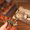 DIY Victorian Railway Station Book Nook Model Kit 3D Wooden Puzzle