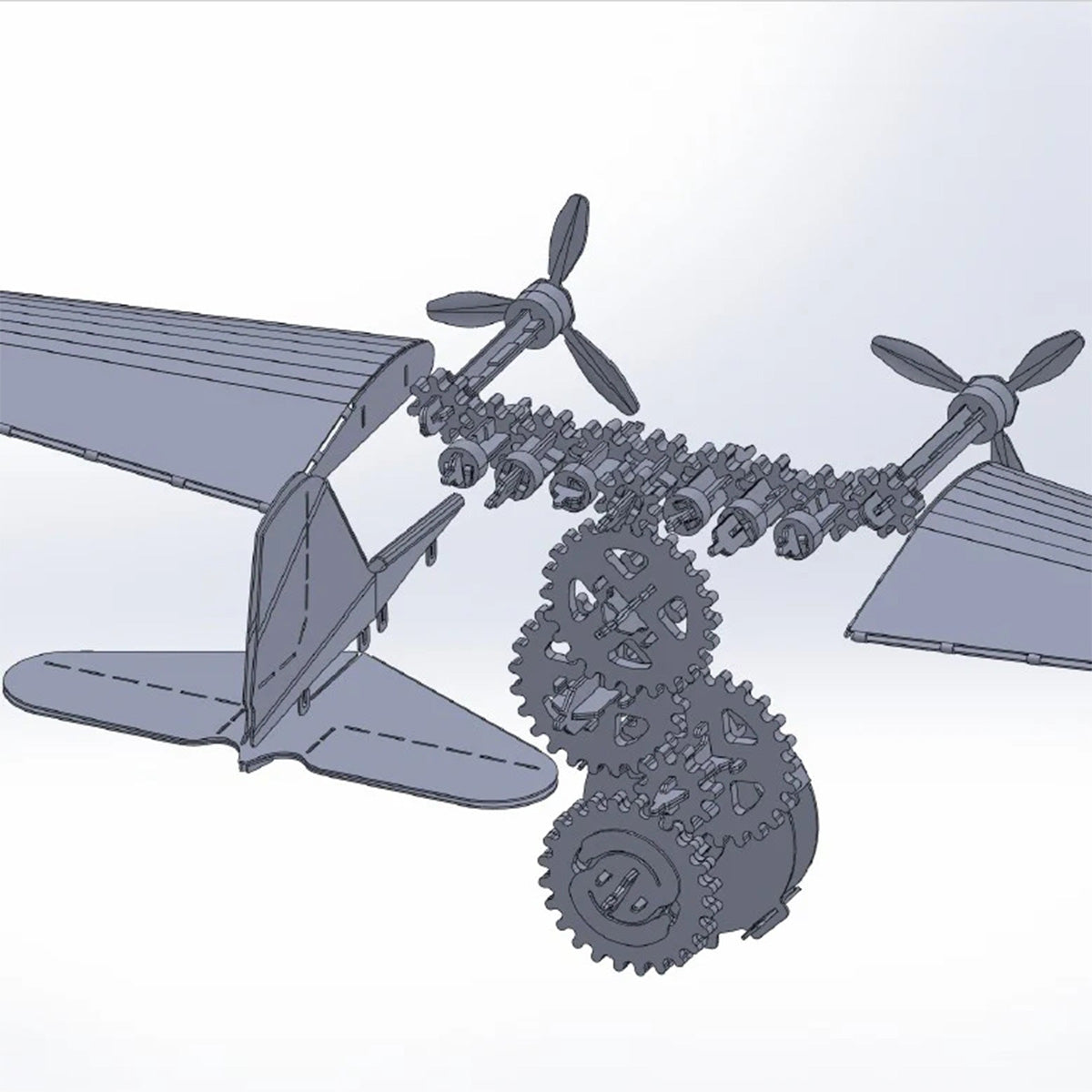 Douglas DC-3 3D Metal Model Kit – DIY Aviation Airplane for Collectors & Desktop Display (146PCS) - stirlingkit