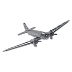Douglas DC-3 3D Metal Model Kit – DIY Aviation Airplane for Collectors & Desktop Display (146PCS)