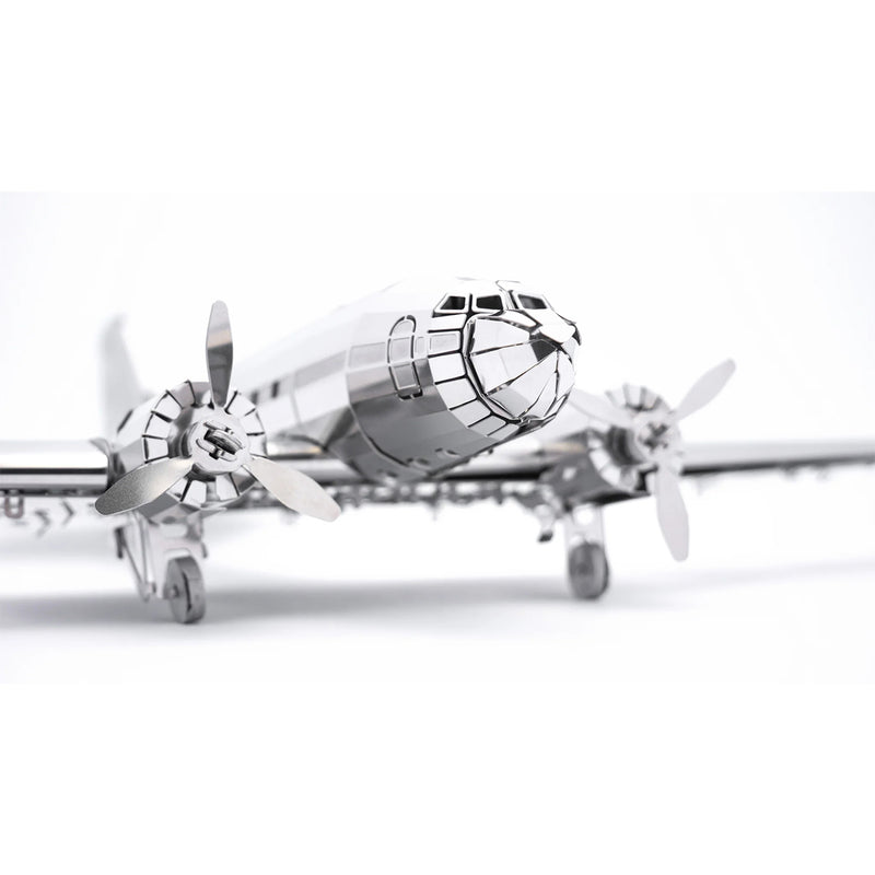 Douglas DC-3 3D Metal Model Kit – DIY Aviation Airplane for Collectors & Desktop Display (146PCS)