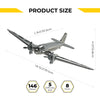 Douglas DC-3 3D Metal Model Kit – DIY Aviation Airplane for Collectors & Desktop Display (146PCS)