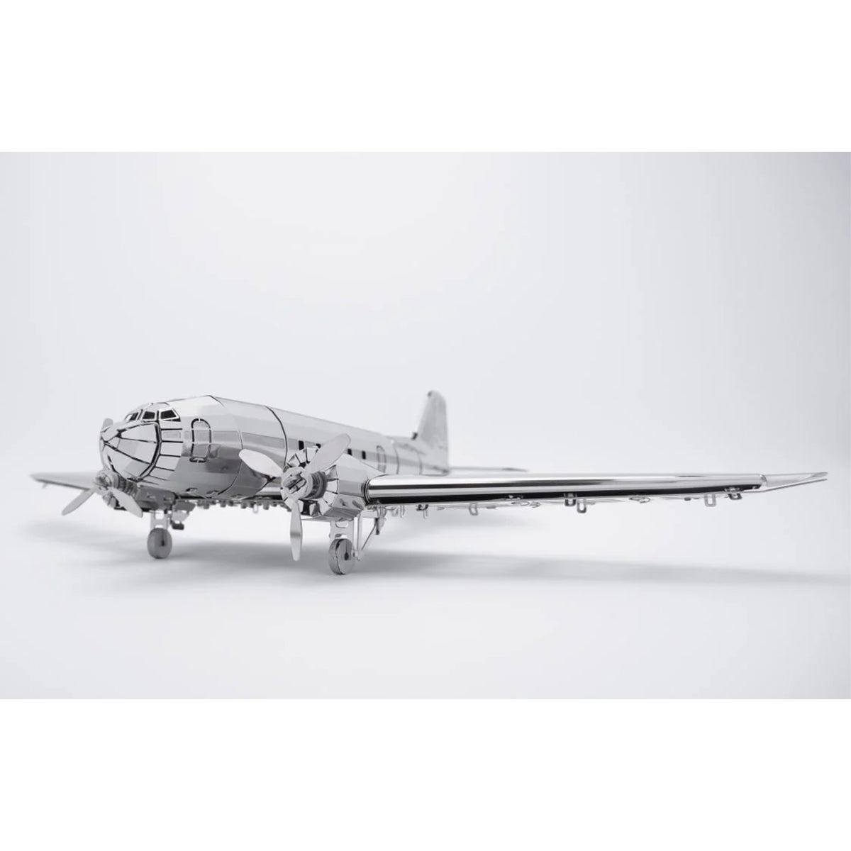 Douglas DC-3 3D Metal Model Kit – DIY Aviation Airplane for Collectors & Desktop Display (146PCS) - stirlingkit