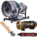 Dual DIY Turbofan Engine Set with Tool – Build, Compare, Master - stirlingkit