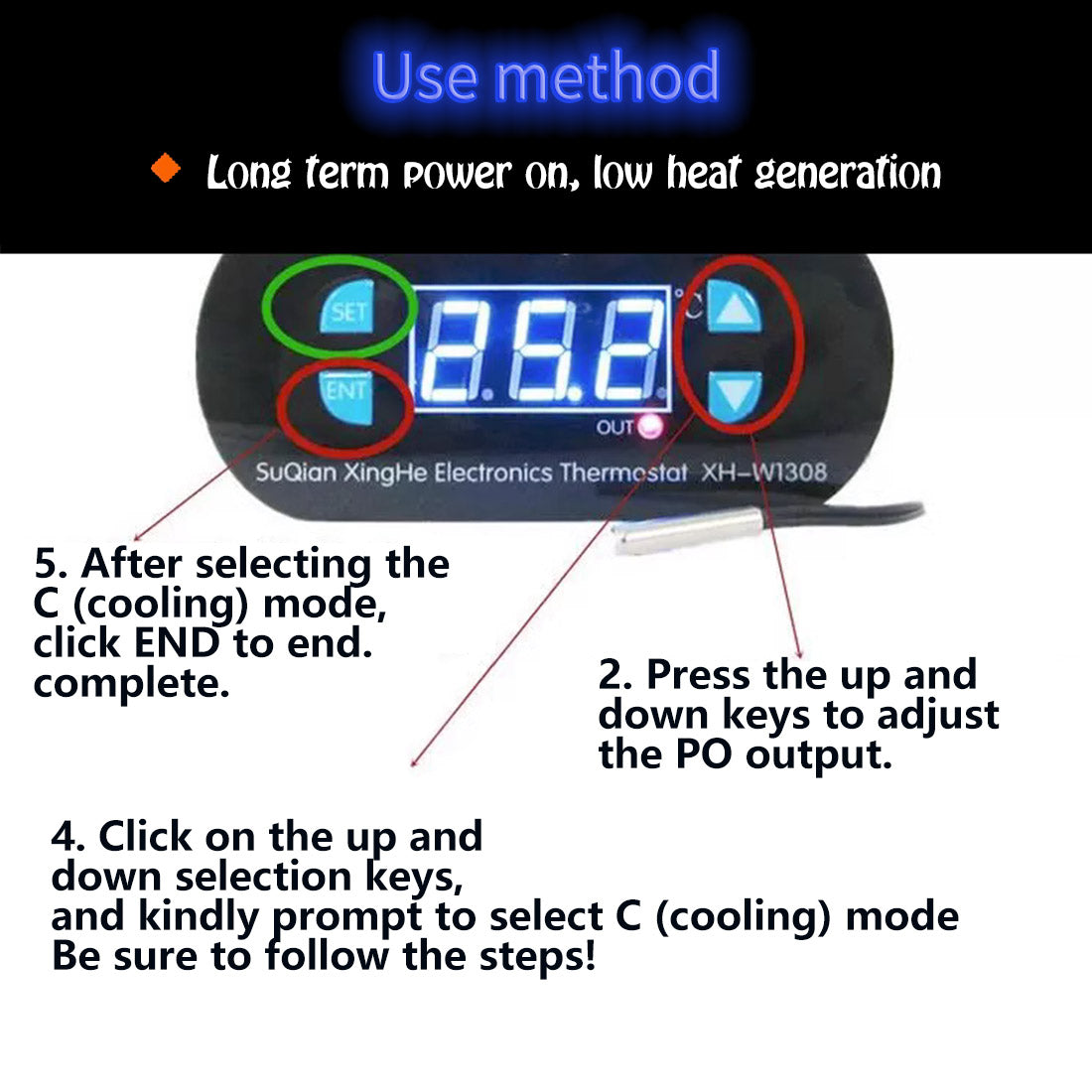 Dual-Mode Temperature Control 12V Semiconductor Intelligent Cooling & Heating Device - stirlingkit