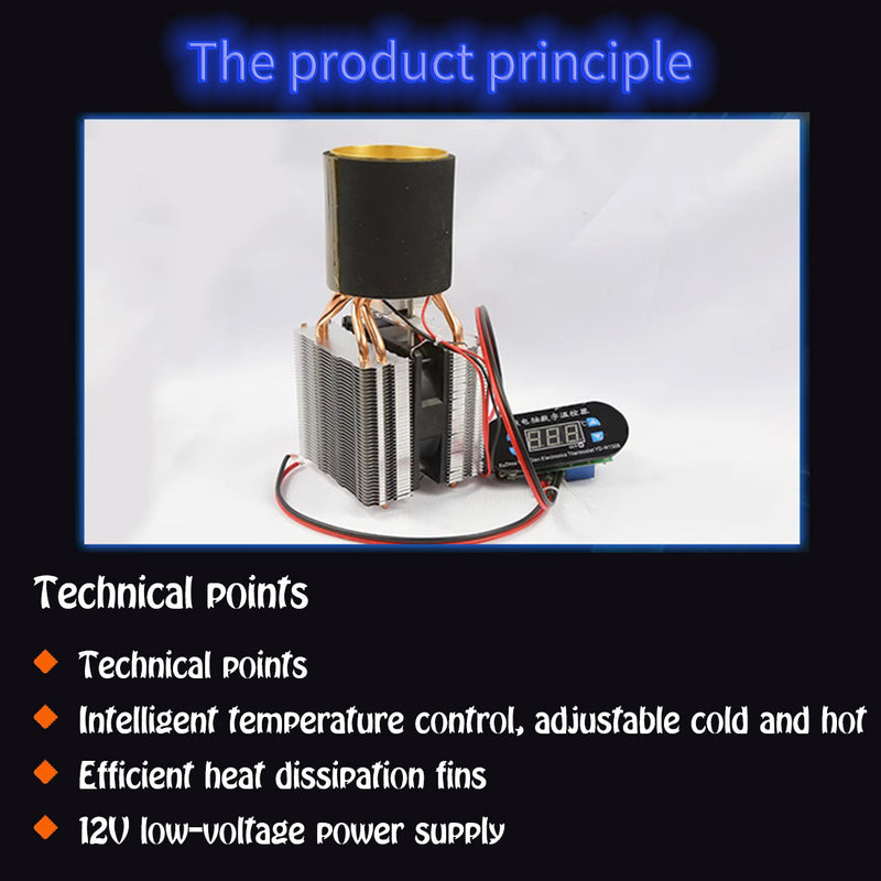 Dual-Mode Temperature Control 12V Semiconductor Intelligent Cooling & Heating Device - stirlingkit