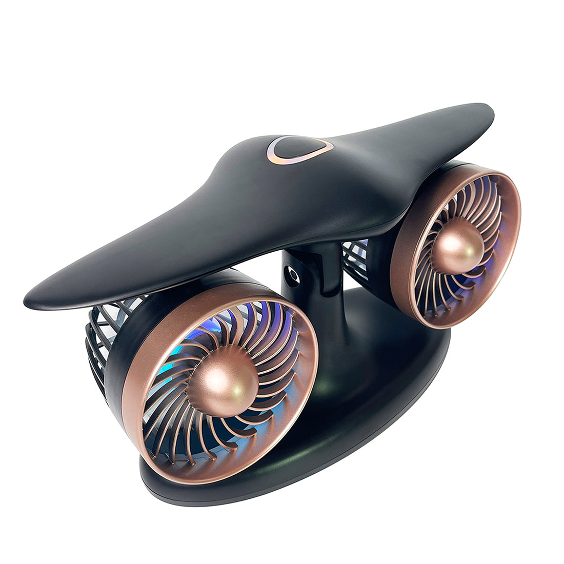 Dual Turbofan Jet Engine Desk Fan for Aviation Fans & Desk Setup