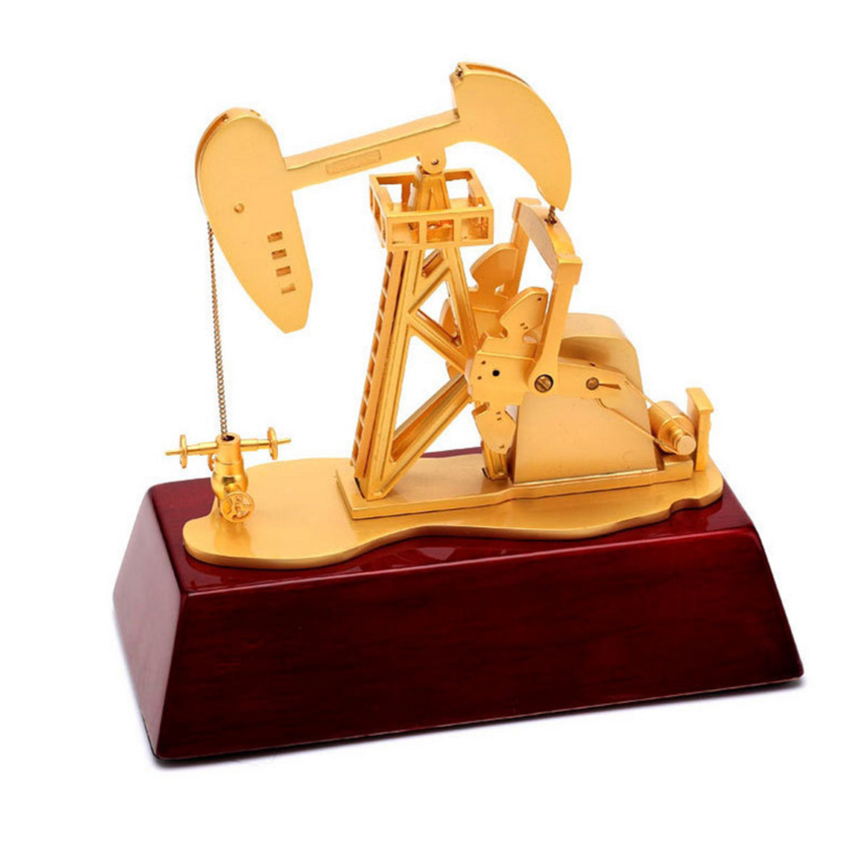Electric Powered Metal Oil Well Mechanical Pumpjack Model - stirlingkit