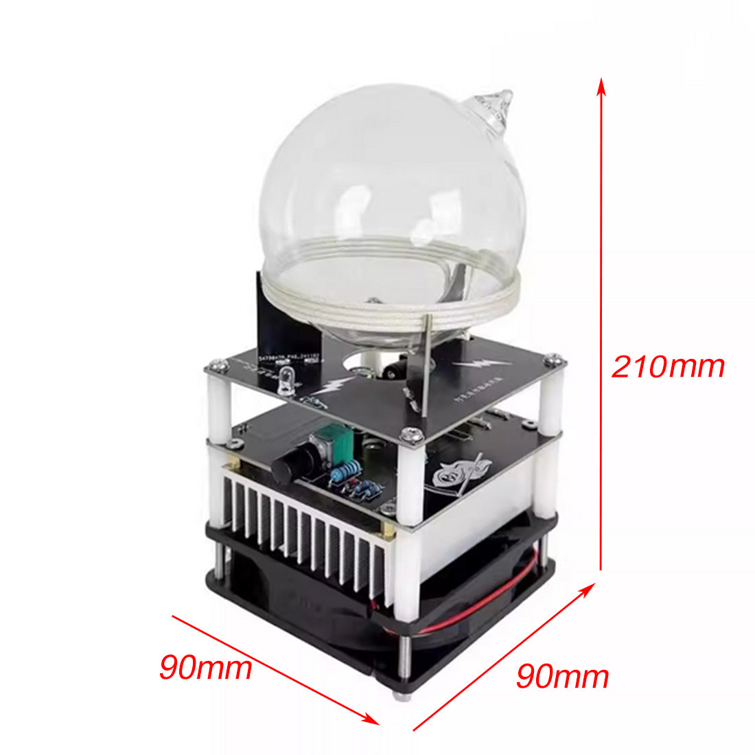 Electrode-Free Xenon Plasma Ring Light with Ring Oscillation Circuit - stirlingkit