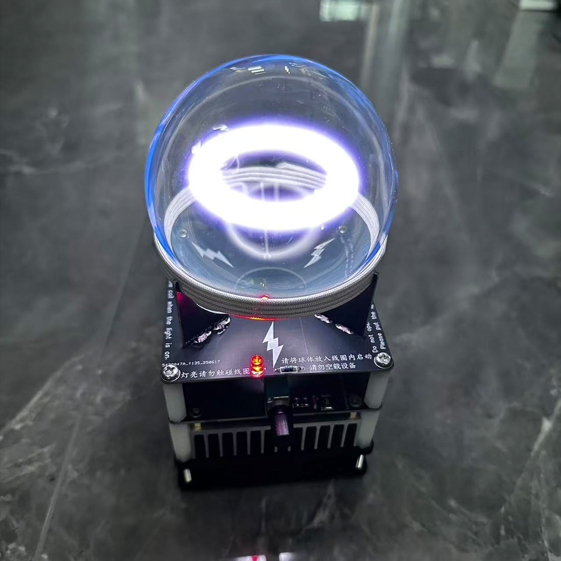 Electrode-Free Xenon Plasma Ring Light with Ring Oscillation Circuit - stirlingkit