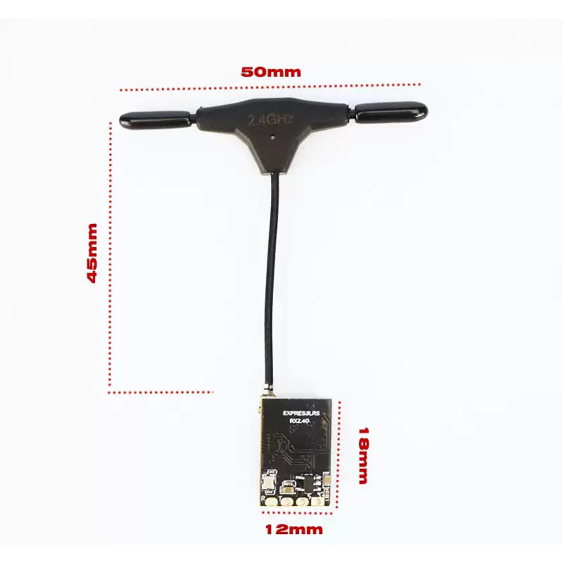 ELRS 2.4GHz Receiver for WOLFBUSH FF10 ELRS 2.4G EdgeTX RC Transmitter - stirlingkit