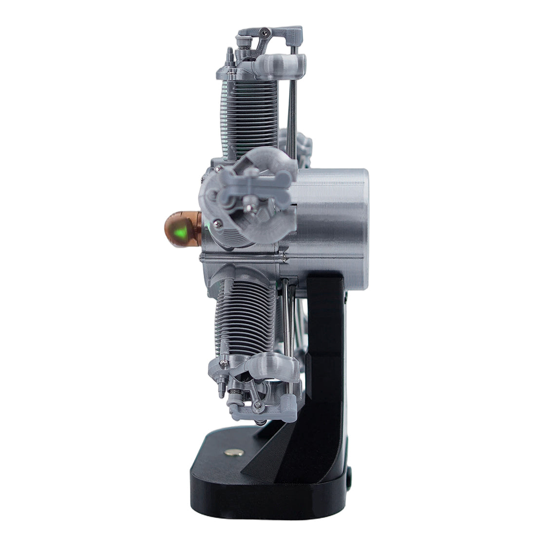 ENJOMOR 3D Printed Radial Engine Model Building Kits LED Aviation Gift  100+PCS - stirlingkit