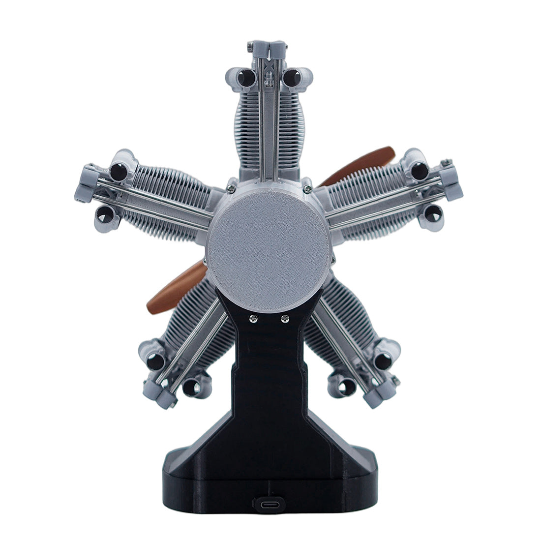 ENJOMOR 3D Printed Radial Engine Model Building Kits LED Aviation Gift  100+PCS - stirlingkit