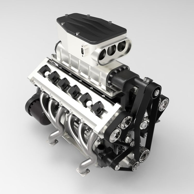 ENJOMOR All-Metal Supercharger for ENJOMOR V12 GS-V12 High Performance Engine Model