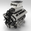 ENJOMOR All-Metal Supercharger for ENJOMOR V12 GS-V12 High Performance Engine Model - stirlingkit