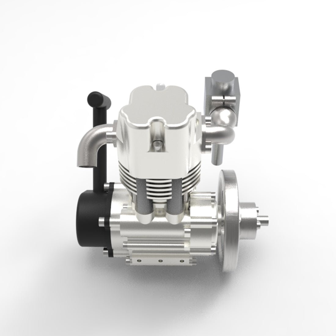 ENJOMOR GS-DK01 4 Stroke Single Cylinder Gas Power Engine RTR 14000rpm 8cc - stirlingkit