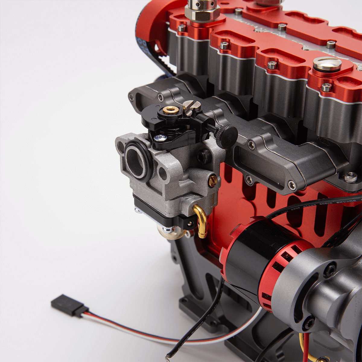 ENJOMOR GS-L4 Gas Engine 32cc 4-Stroke DOHC Inline Four RC Engine Model 12,000 rpm - stirlingkit