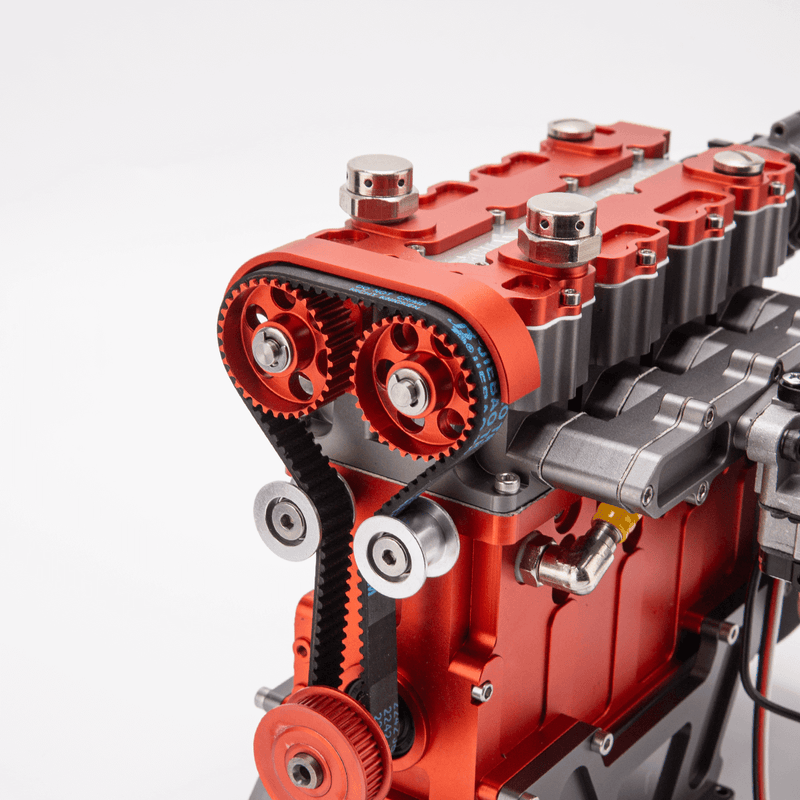 Rc Inline Engine ENJOMOR GS-L4 Gas Engine 32cc 4-Stroke DOHC Inline Four RC Engine Model ...
